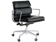 Leather Medium Back Chair